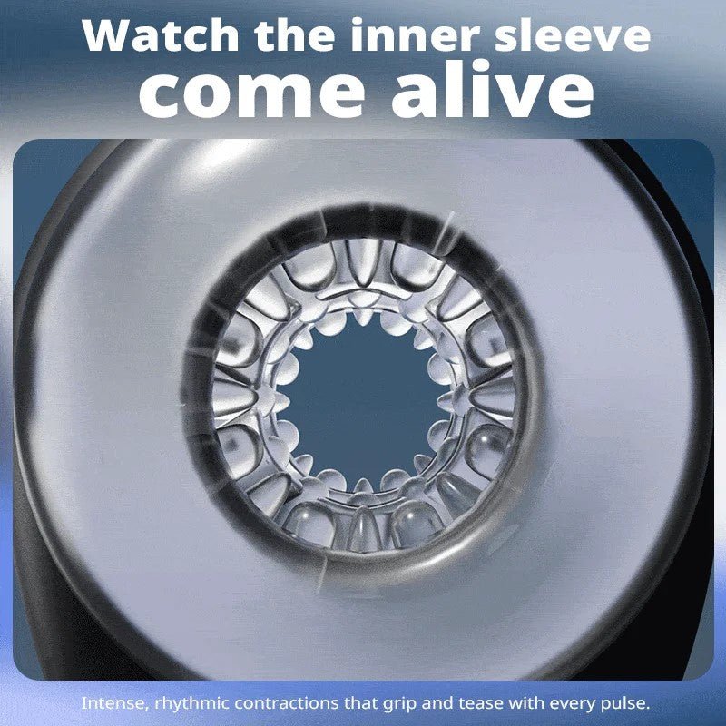 Hands-Free Wearable Belt Male Masturbator Remote Controlled - Wet Master