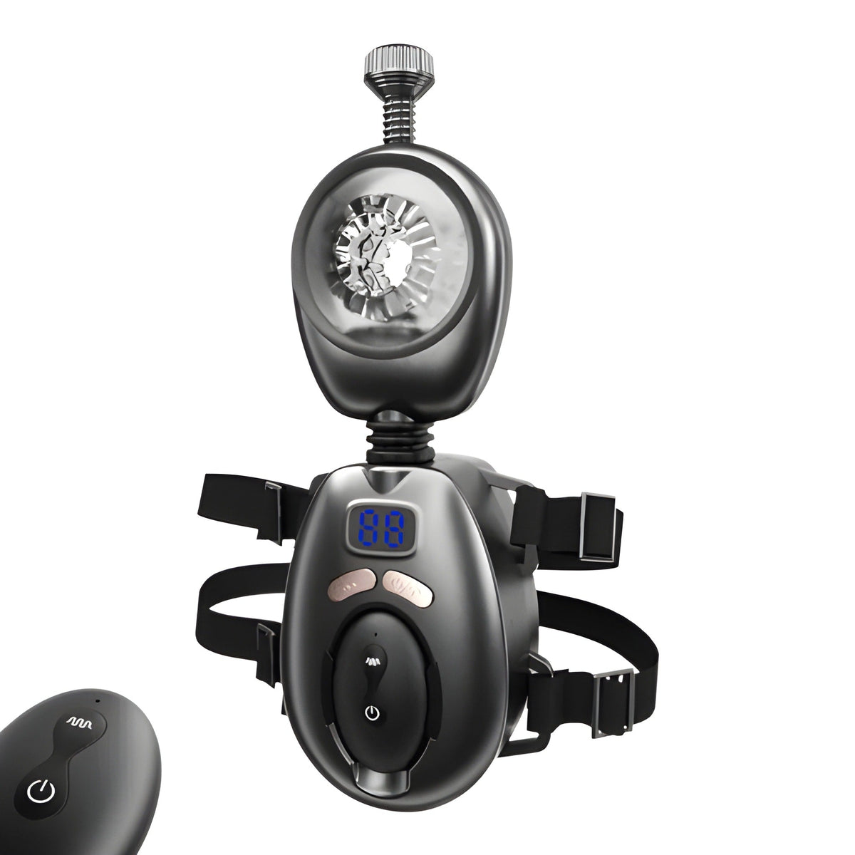 Hands-Free Wearable Belt Male Masturbator Remote Controlled - Wet Master