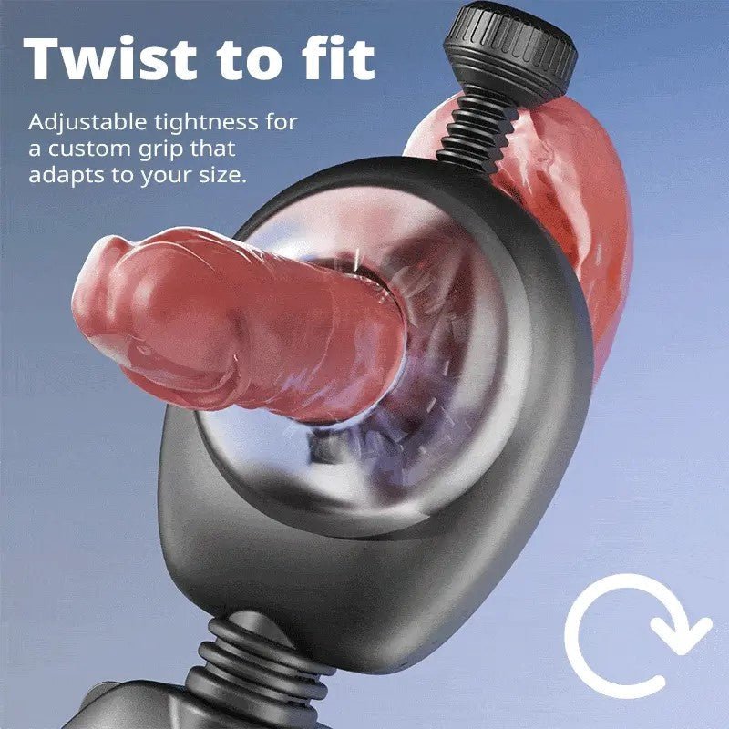 Hands-Free Wearable Belt Male Masturbator Remote Controlled - Wet Master