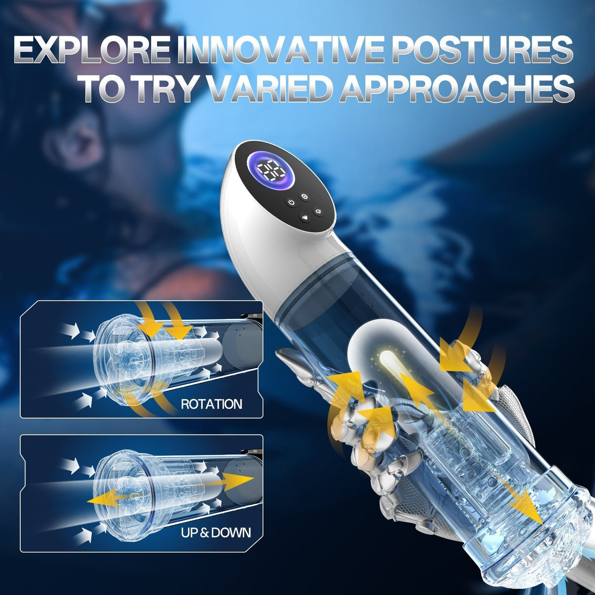 Hgod Electric Suction Penis Pump Vacuum Extender - Wet Master