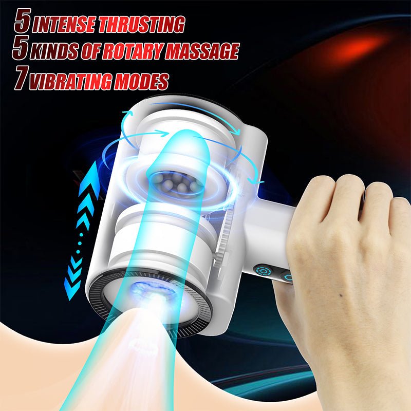Hgod Thor 2 Thrusting & Rotating Male Masturbator - Wet Master