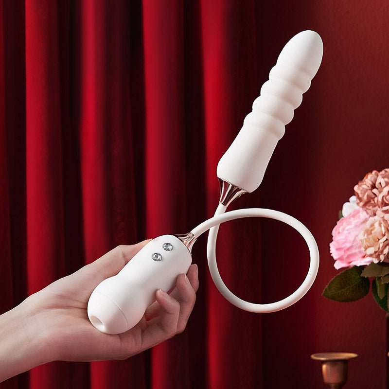 KISSTOY Cathy Thrusting & Sucking Egg Vibrator - Wet Master