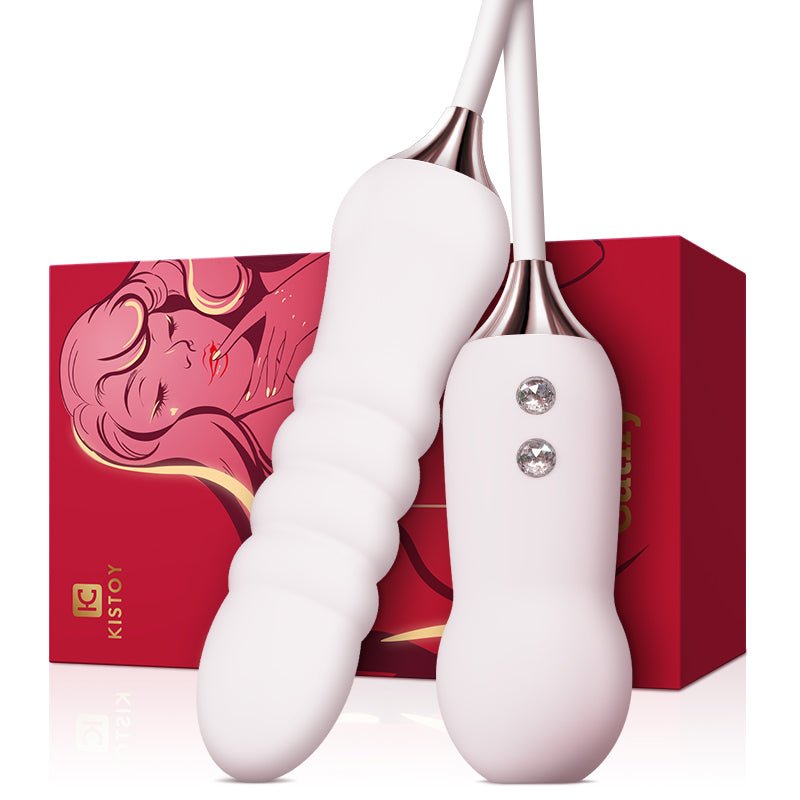 KISSTOY Cathy Thrusting & Sucking Egg Vibrator - Wet Master