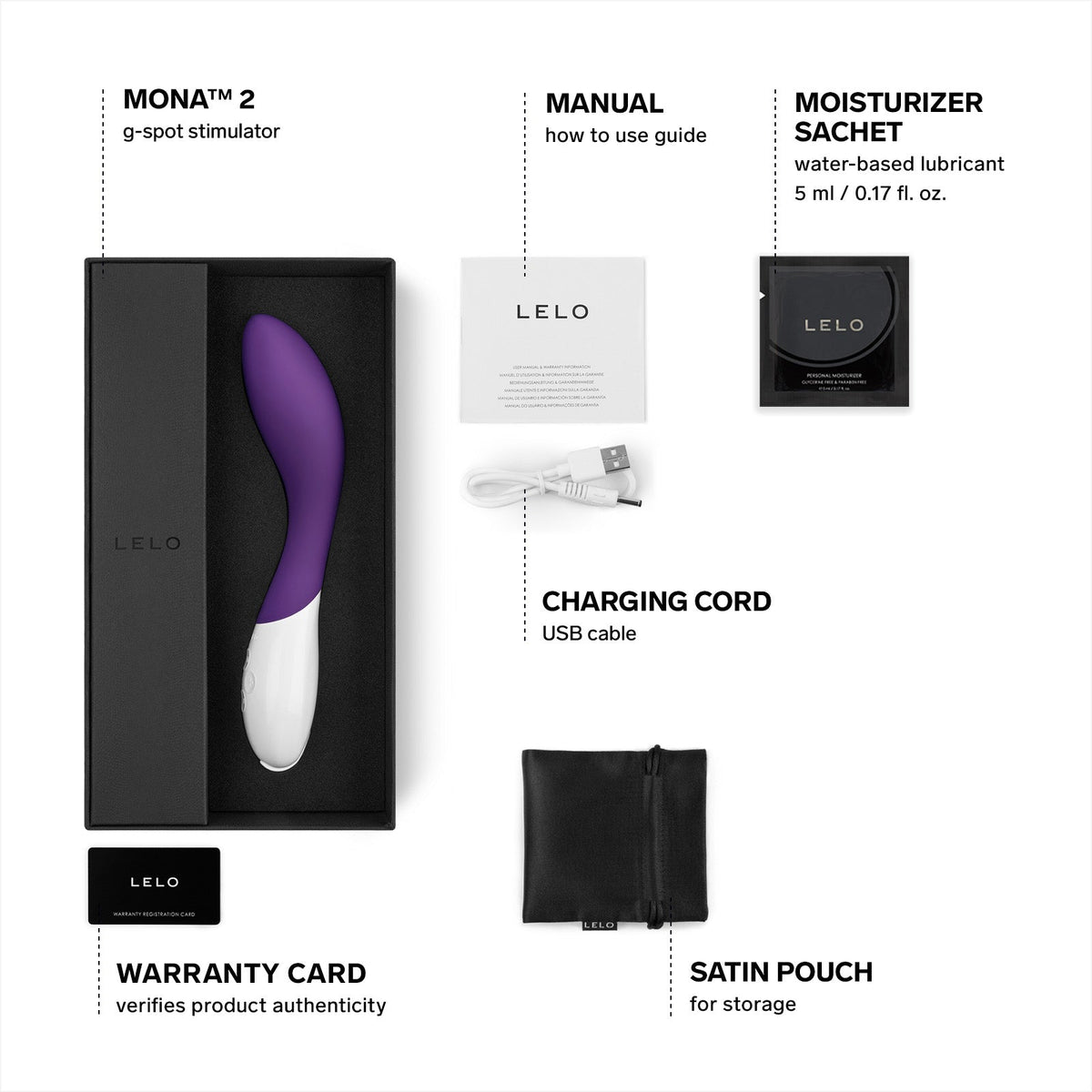 LELO Mona 2 G-Spot Vibrator - Wet Master