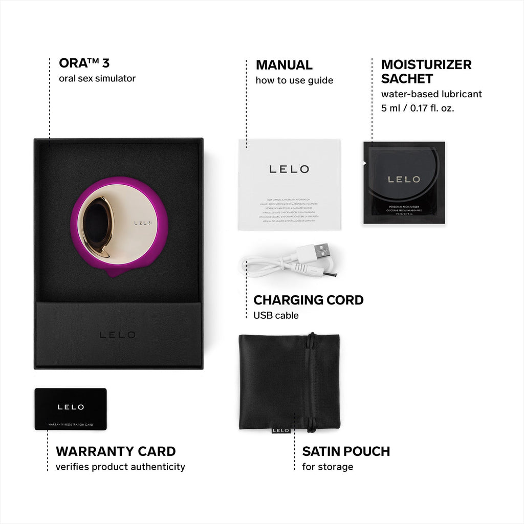 LELO Ora 3 Clitoral Vibrator - Wet Master