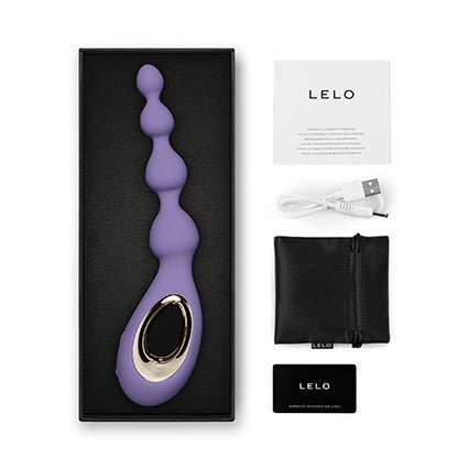 LELO Soraya Vibrating Anal Beads - Wet Master