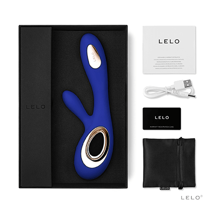 LELO Soraya Wave Rabbit Vibrator - Wet Master