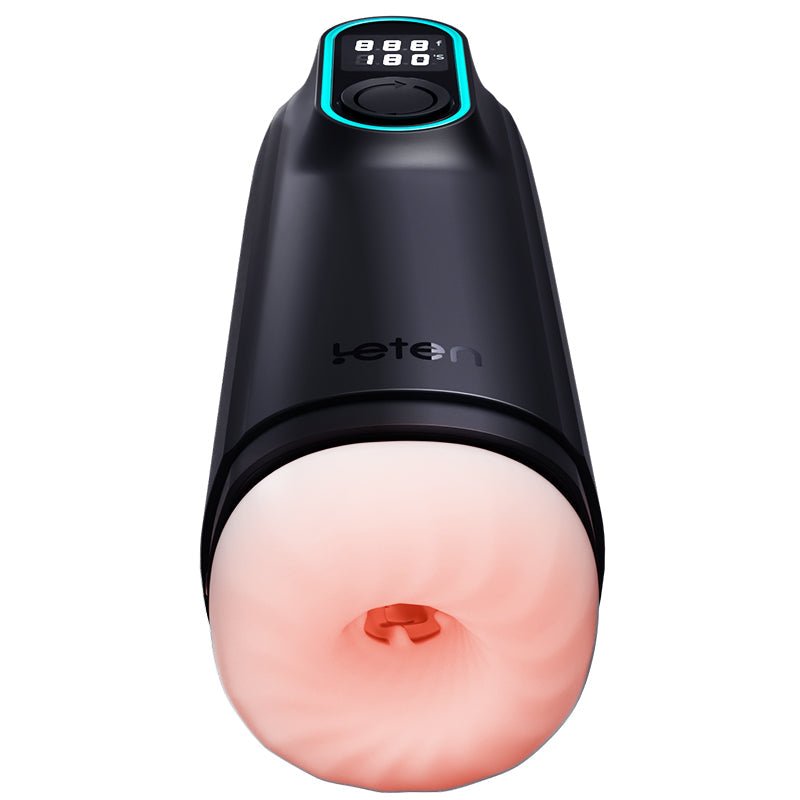 Leten Black Hole Pro Sucking & Thrusting Male Masturbator - Wet Master