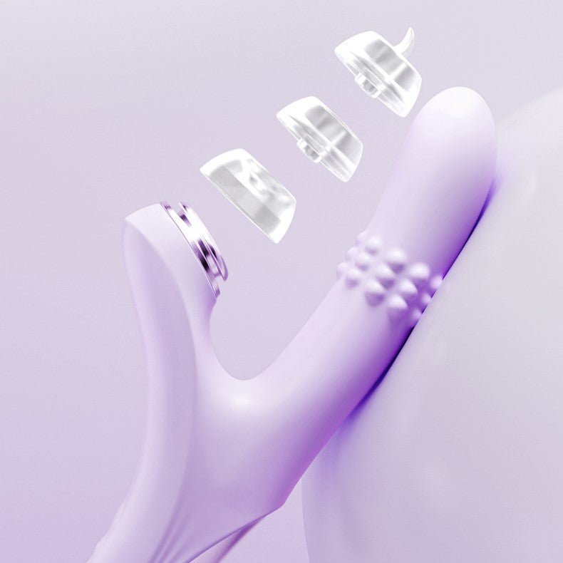 Linglong 7-in-1 Clit Sucking & G-Spot Rotating Rabbit Vibrator - Wet Master