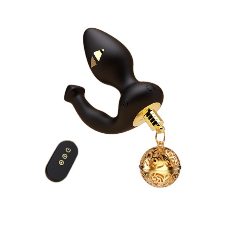 LOCKINK E-Stim Anal Plug with Fox Tail Remote Controlled - Wet Master