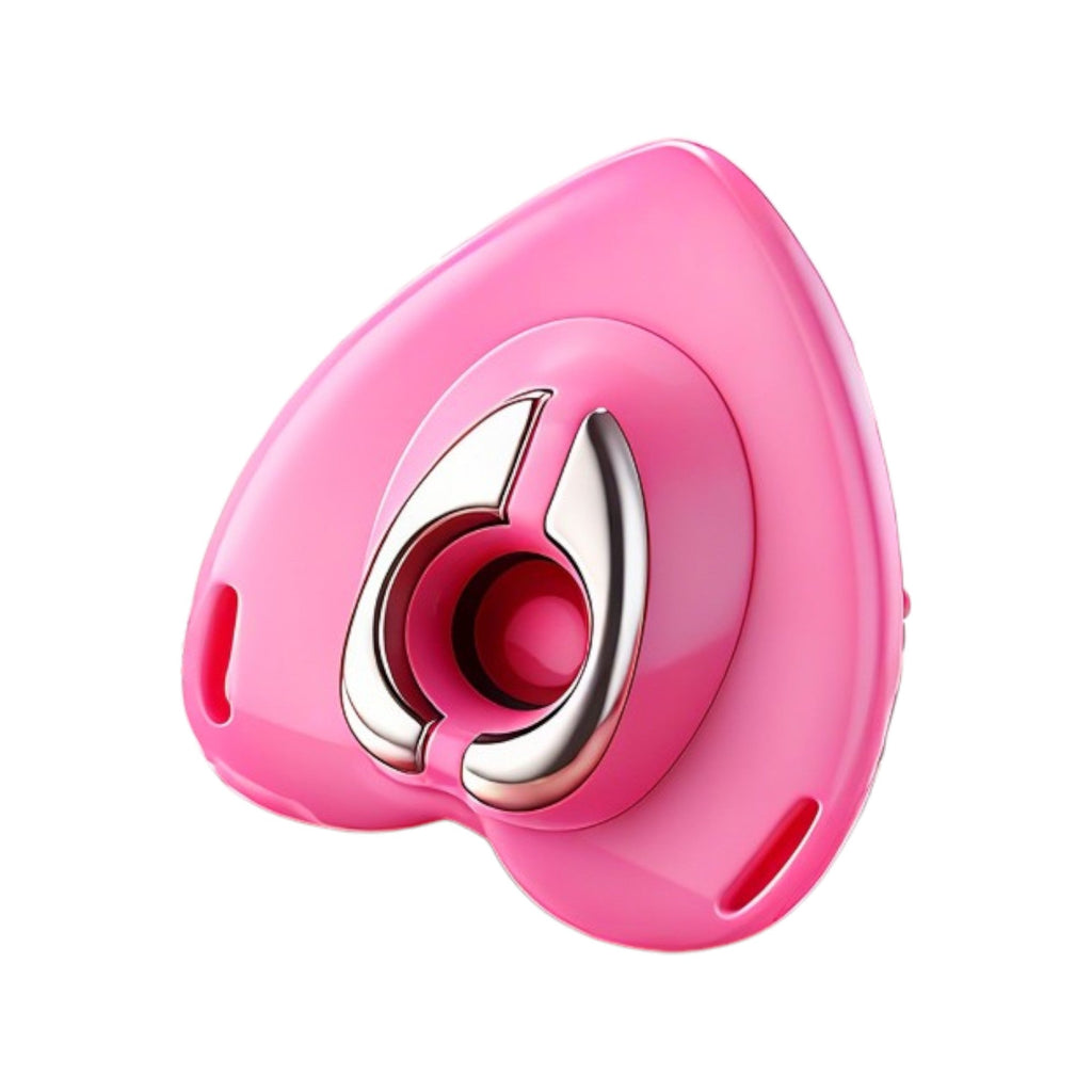LOCKINK Pink Heart E-Stim Strap-On Wearble Vibrator App Controlled - Wet Master