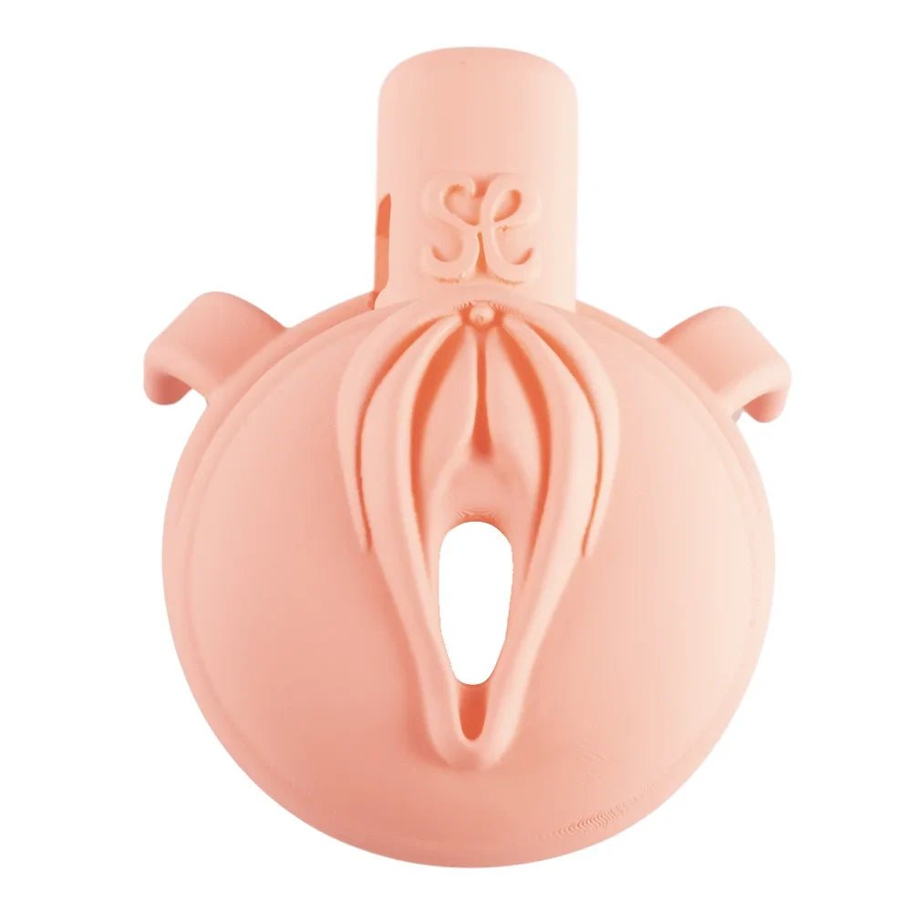 LOCKINK Sevanda 3D Printed Pink Pride Male Chastity Cage - Wet Master