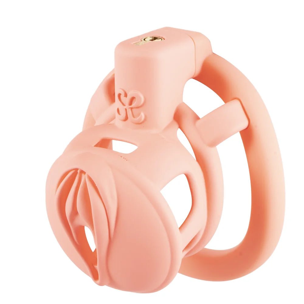 LOCKINK Sevanda 3D Printed Pink Pride Male Chastity Cage - Wet Master
