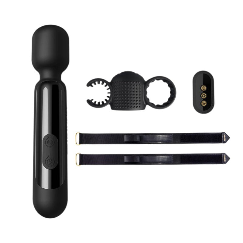 LOCKINK Sevanda Electro Stimulation Wand Vibrator Remote Controlled - Wet Master