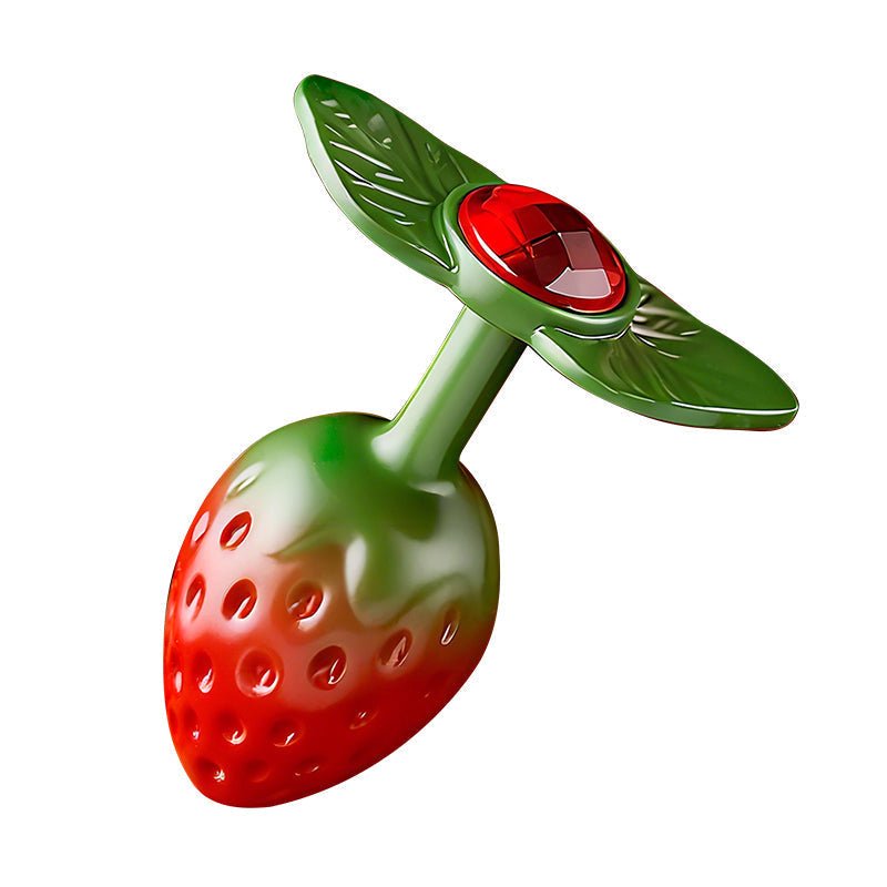 LOCKINK Strawberry Metal Anal Plug - Wet Master