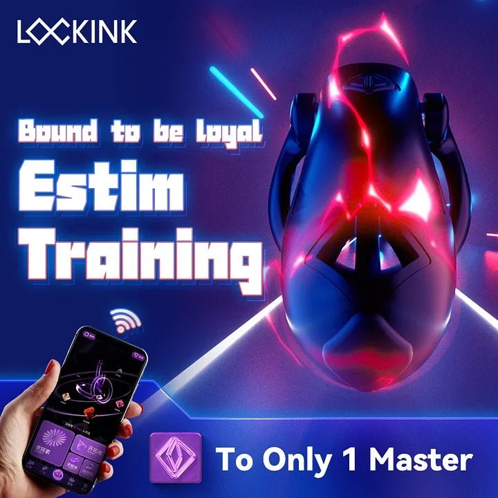 LOCKINK Z-Kink E-stim Chastity Cage App Controlled - Wet Master