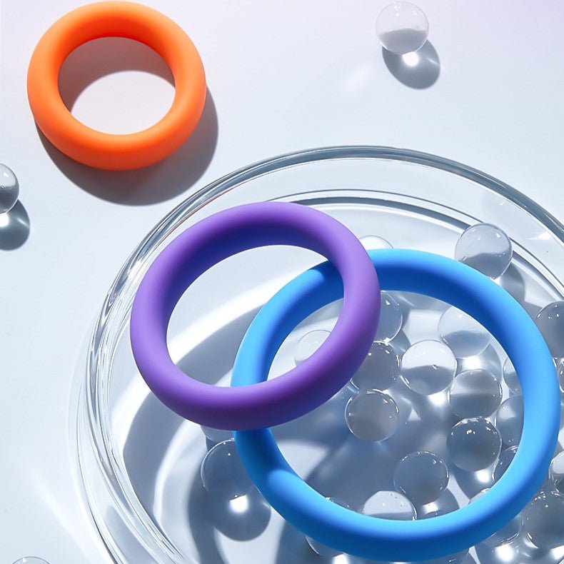 Lollipops Silicone Penis Rings Set 3 Piece - Wet Master