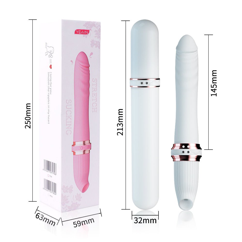 Lotto 2 Clit Sucking & G-Spot Thrusting Mini Sex Machine - Wet Master