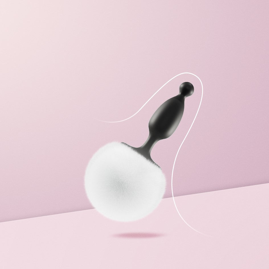 Magic Motion Bunny Tail Vibrating Anal Plug App-Controlled - Wet Master