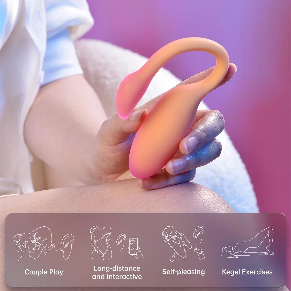 Magic Motion Flamingo Max Wearable Vibrator App-Controlled - Wet Master
