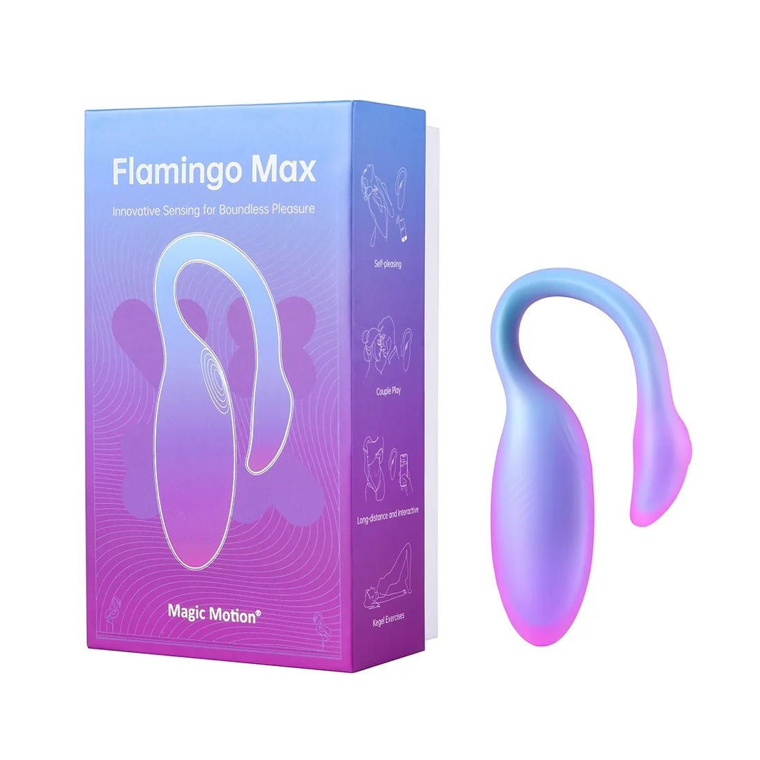 Magic Motion Flamingo Max Wearable Vibrator App-Controlled - Wet Master