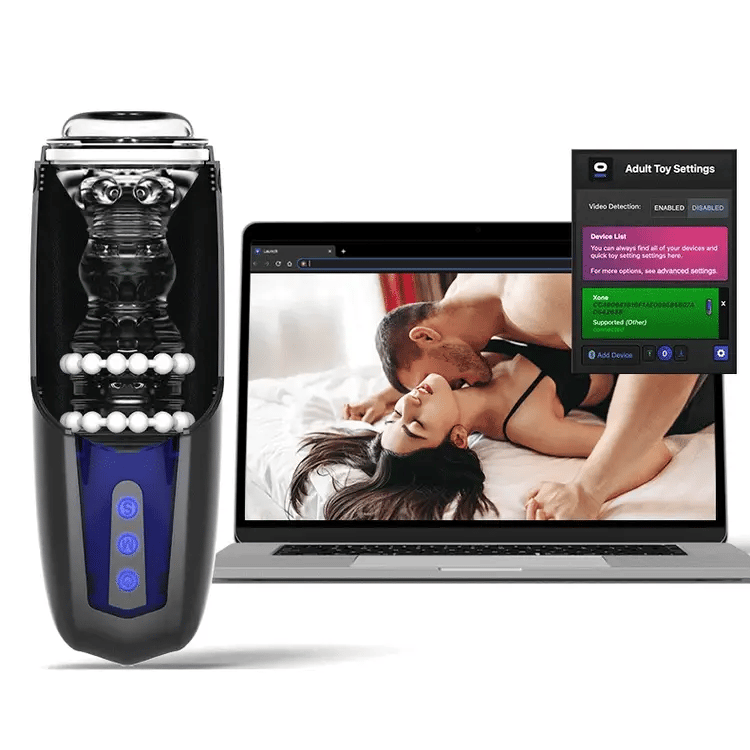 Magic Motion Xone Thrusting & Vibrating Masturbator App-Controlled - Wet Master