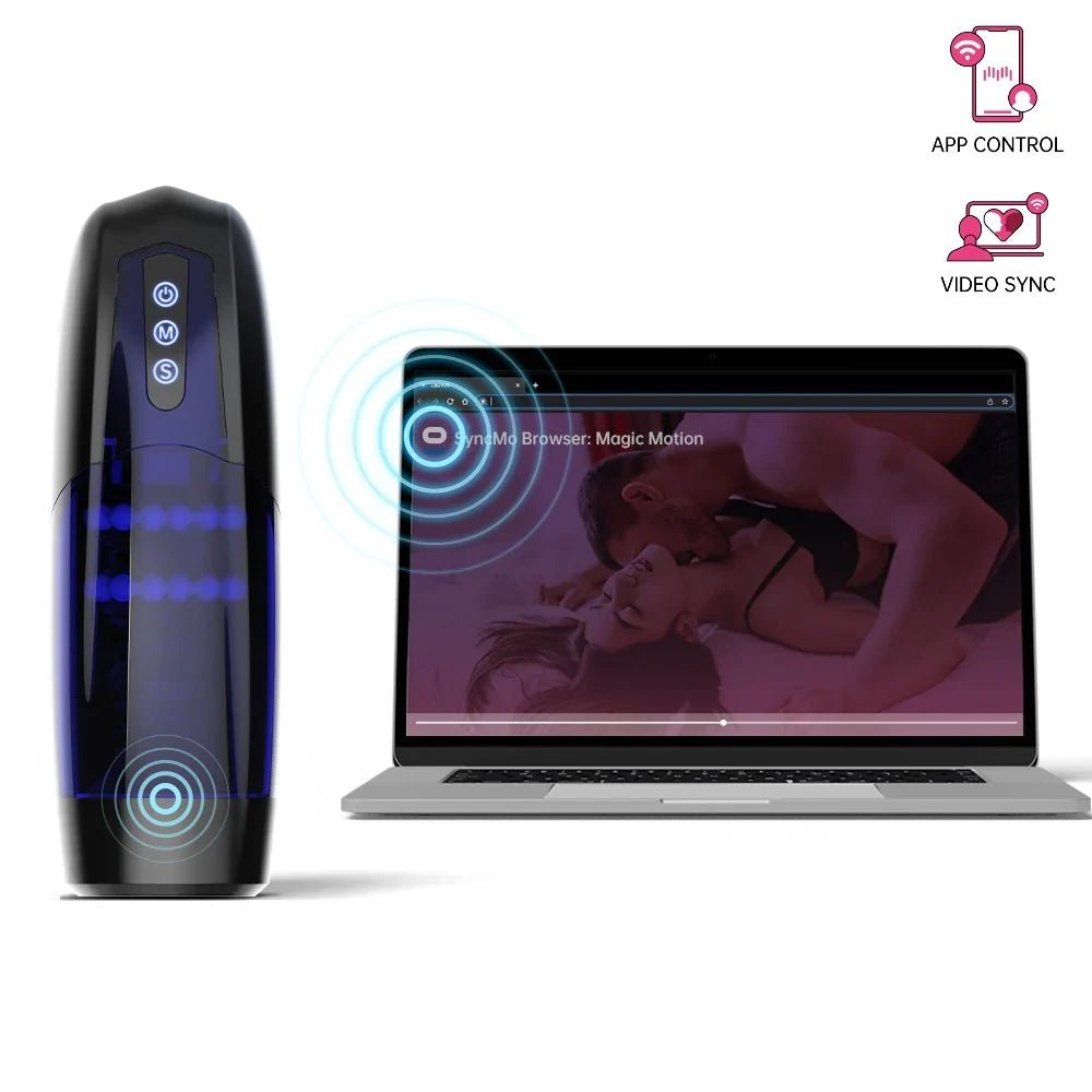 Magic Motion Xone Thrusting & Vibrating Masturbator App-Controlled - Wet Master