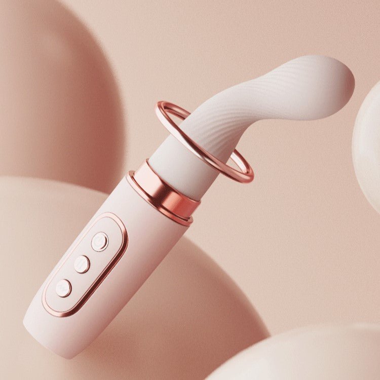 MEESE Mini Bendable Thrusting & Vibrating Sex Machine - Wet Master