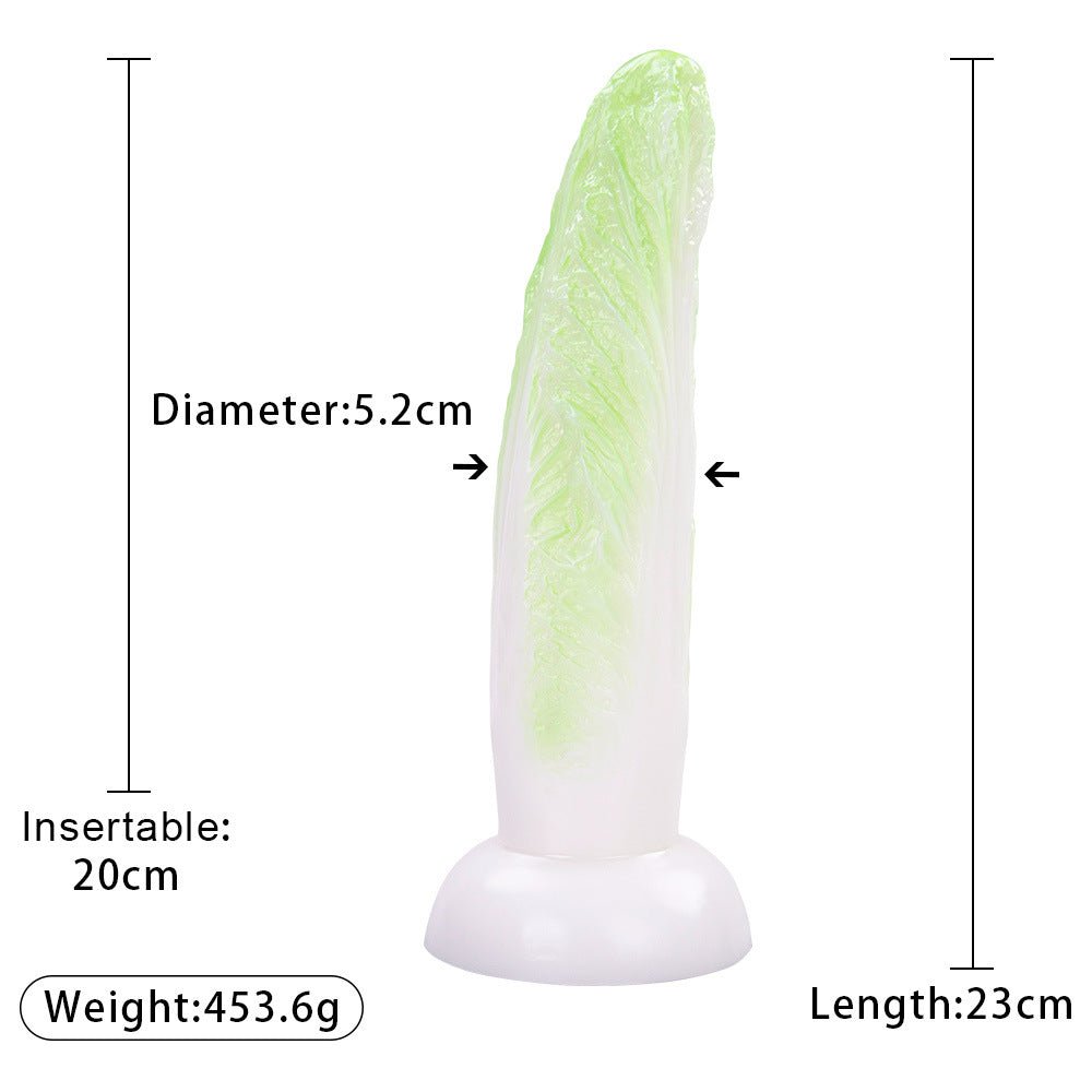 Napa Cabbage Silicone Fantasy Dildo 7.8 Inch - Wet Master