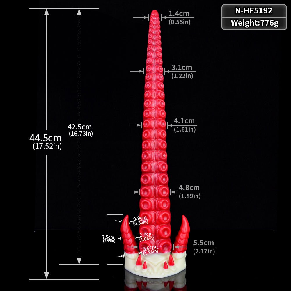 NNSX Joseph Hellfire Octopus Tentacle Dildo - Wet Master