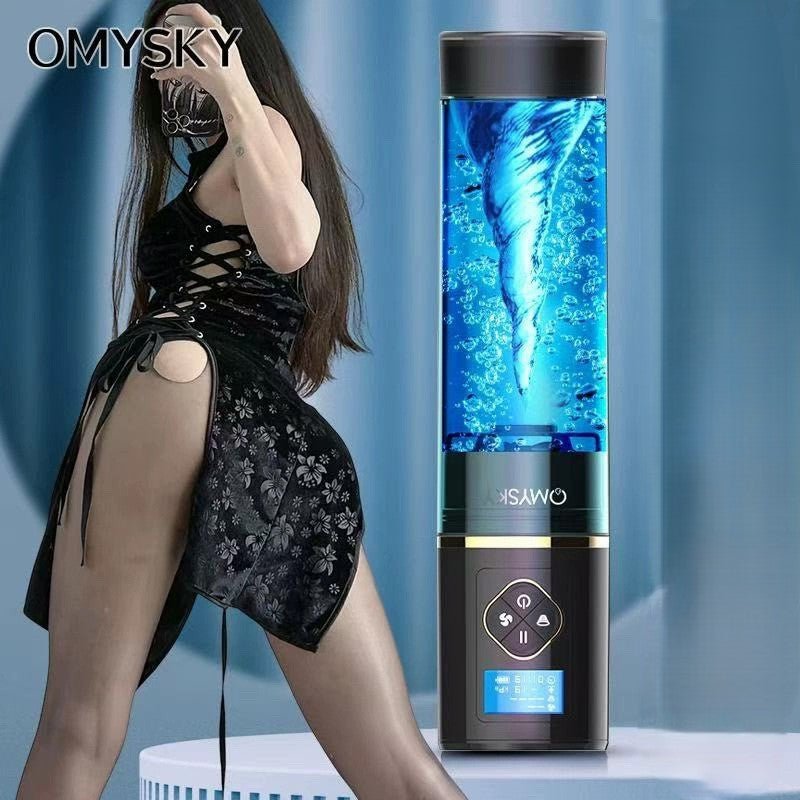 OMYSKY S Water Bath Vacuum Enlarge Penis Pump - Wet Master