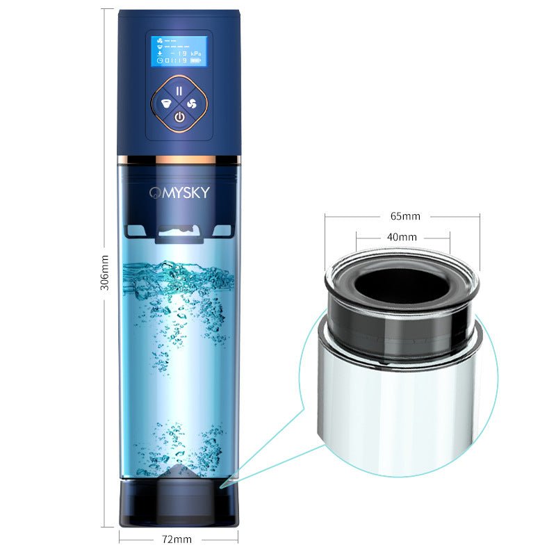 OMYSKY S Water Bath Vacuum Enlarge Penis Pump - Wet Master