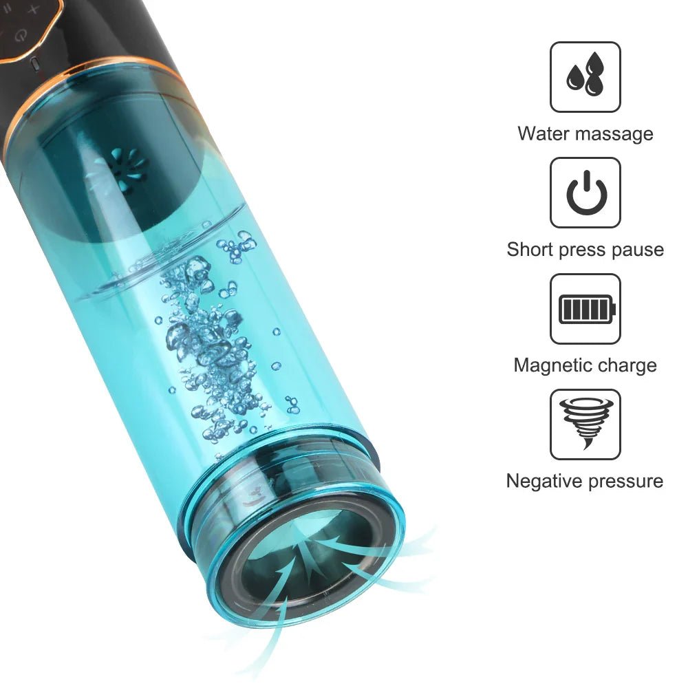 OMYSKY Water Bath Vacuum Enlarge Penis Pump - Wet Master