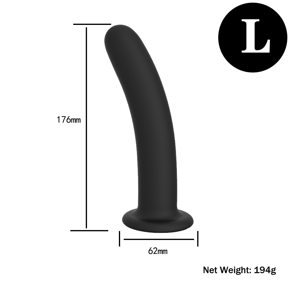 Orissi Soft Silicone Dildo & Anal Plug - 3 Sizes - Wet Master