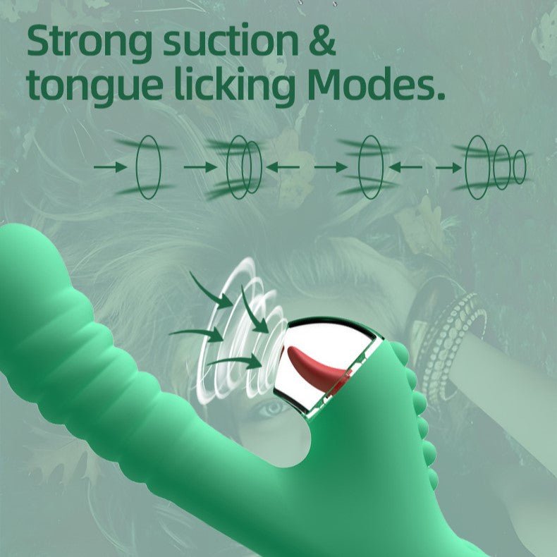 Oronova Bliss Clit Sucking & G-Spot Thrusting Vibrator - Wet Master