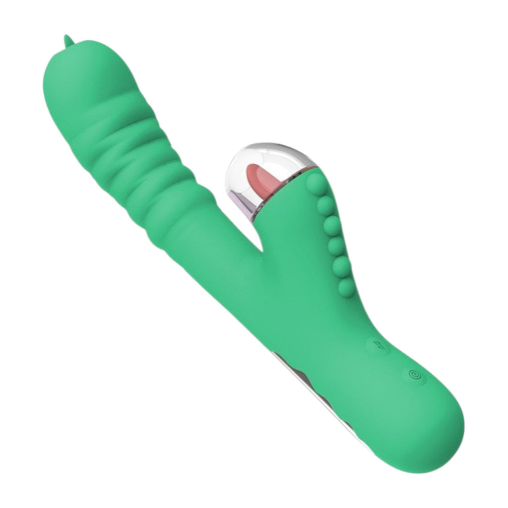Oronova Bliss Clit Sucking & G-Spot Thrusting Vibrator - Wet Master