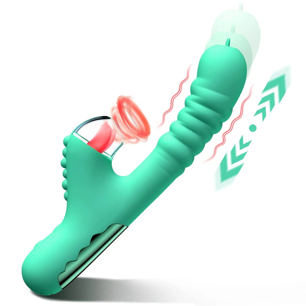 Oronova Bliss Clit Sucking & G-Spot Thrusting Vibrator - Wet Master