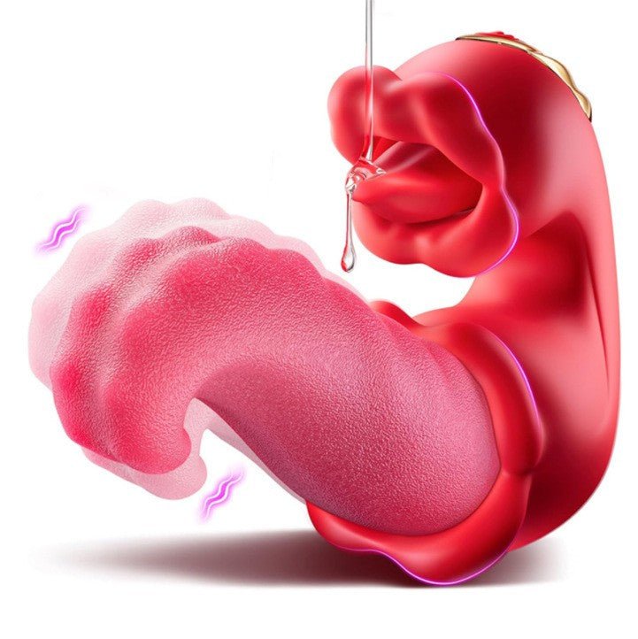 Oronova OpalSway Licking & Swinging G-Spot Rose Vibrator - Wet Master