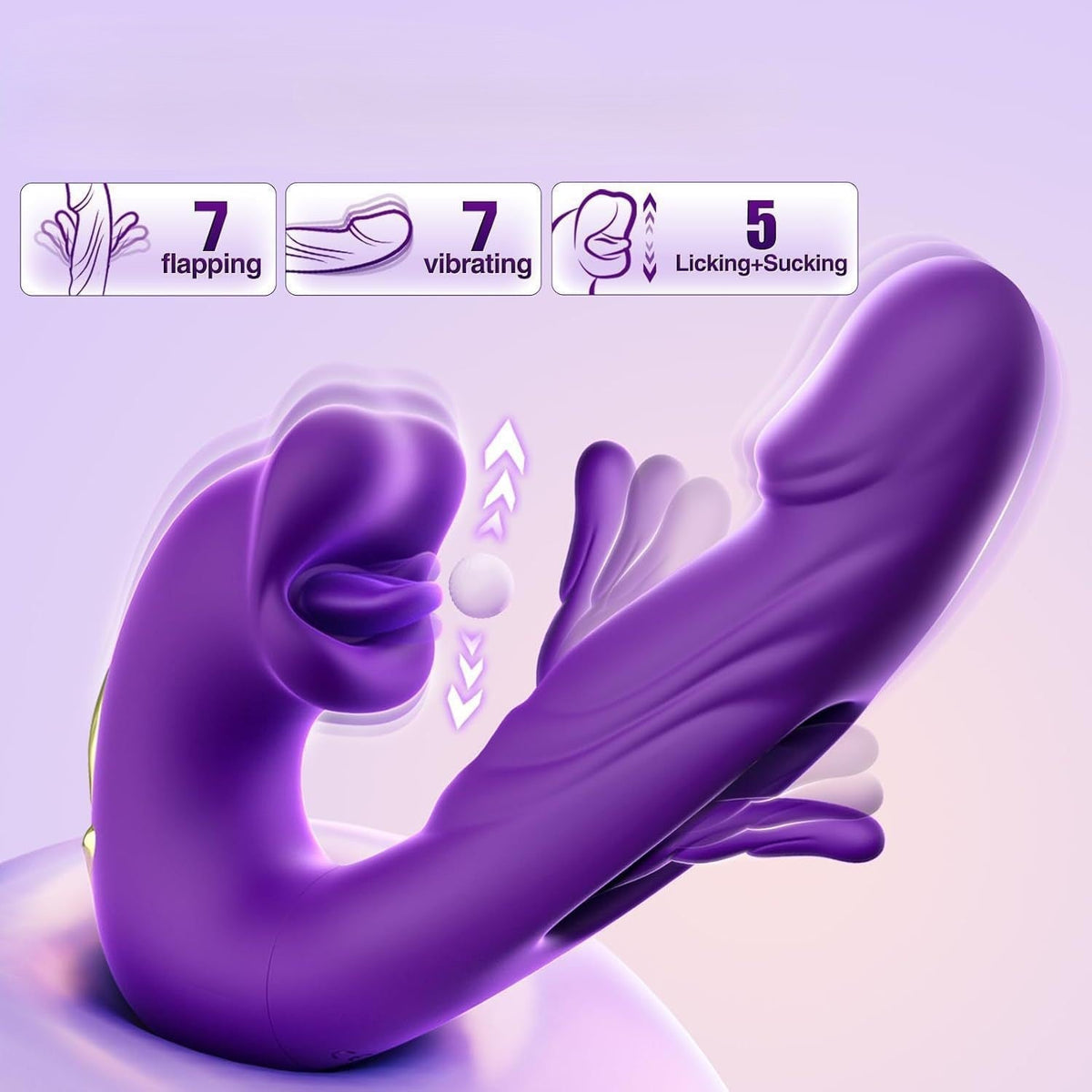 Oronova XDragon Clit Licking & G-Spot Tapping Vibrator - Wet Master