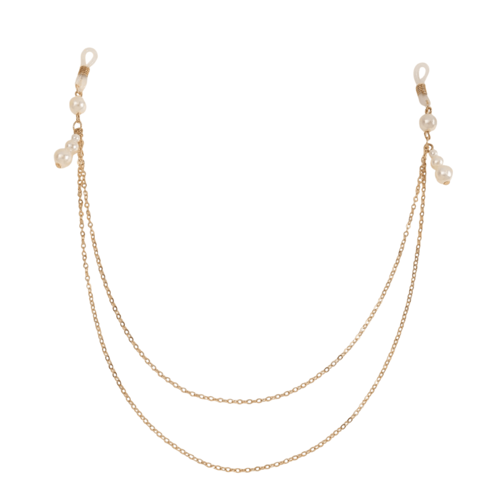 Pearl Pendant Nipple Clamps with Chain - Wet Master