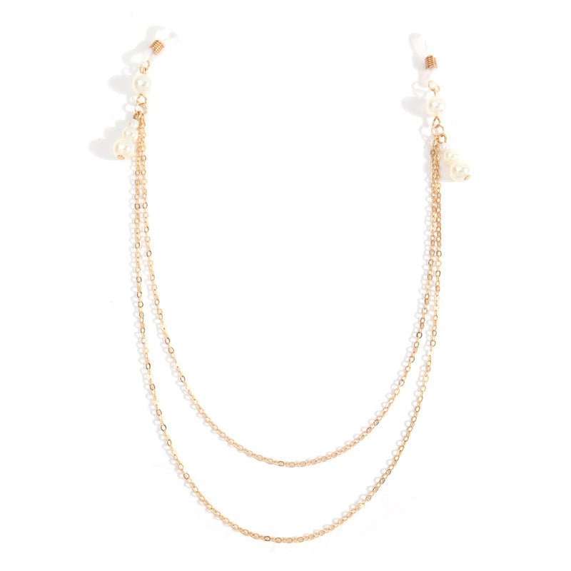 Pearl Pendant Nipple Clamps with Chain - Wet Master