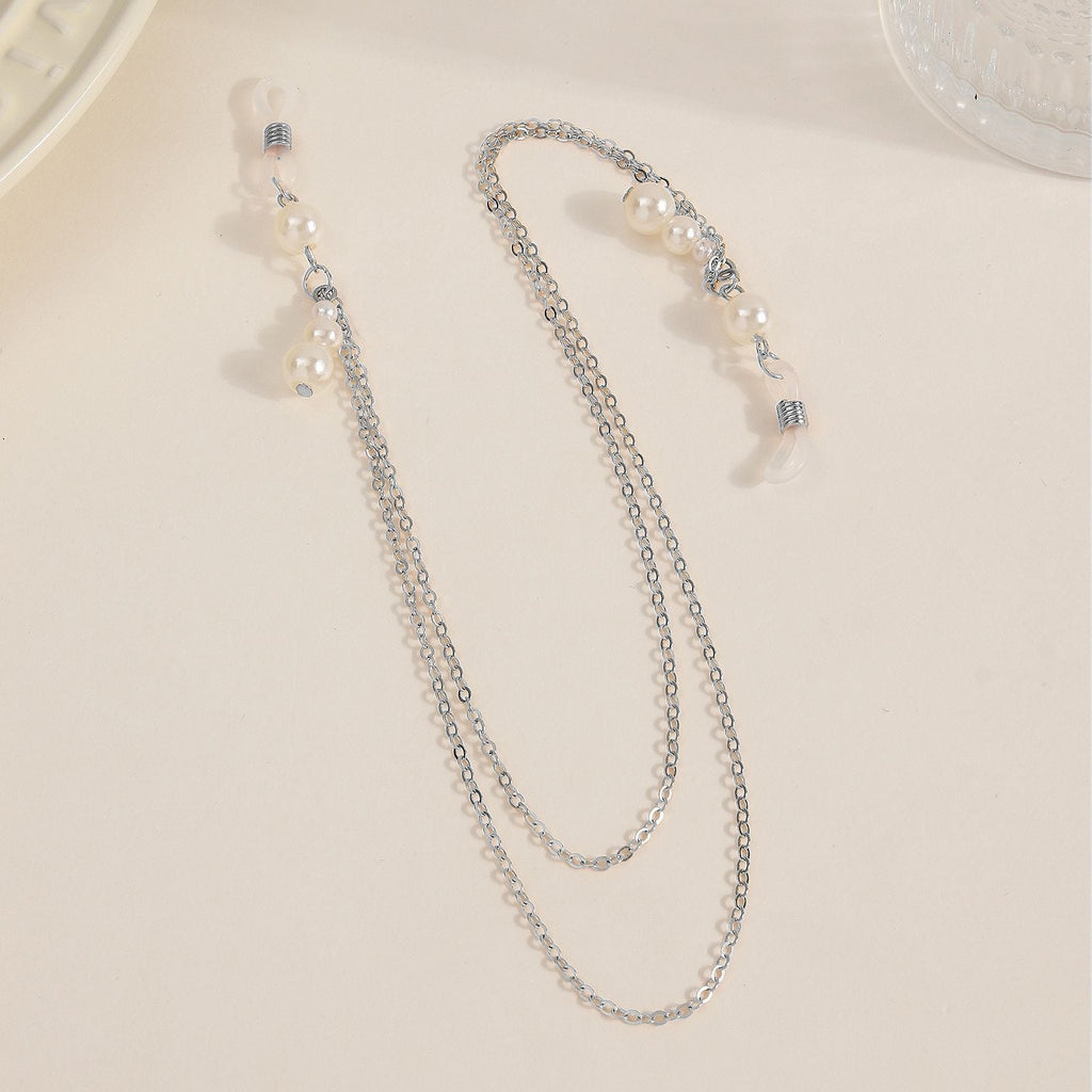 Pearl Pendant Nipple Clamps with Chain - Wet Master