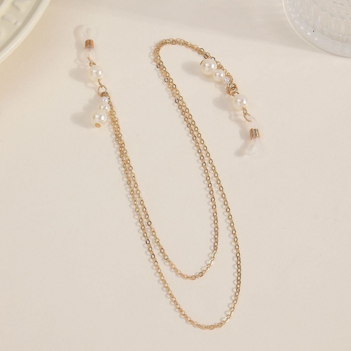 Pearl Pendant Nipple Clamps with Chain - Wet Master