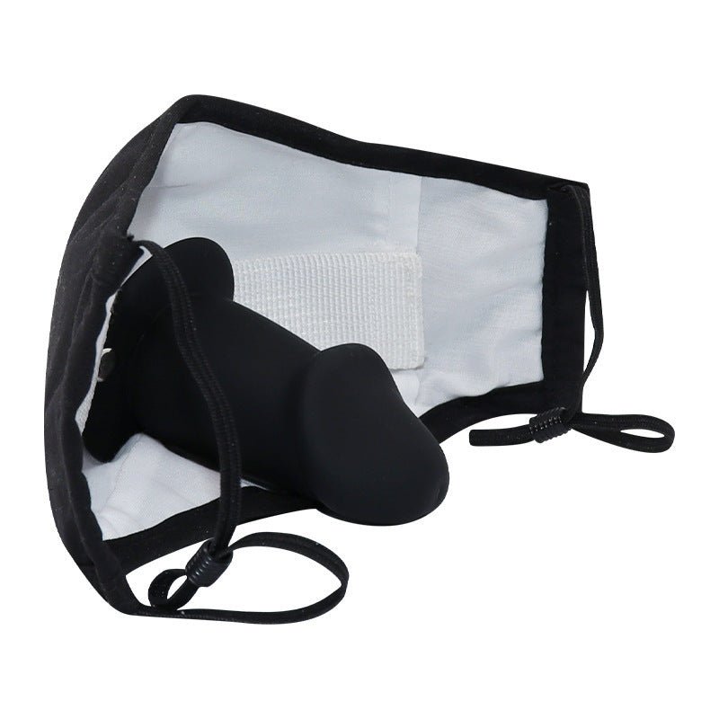 Penis Ball Gag with Mask - Wet Master
