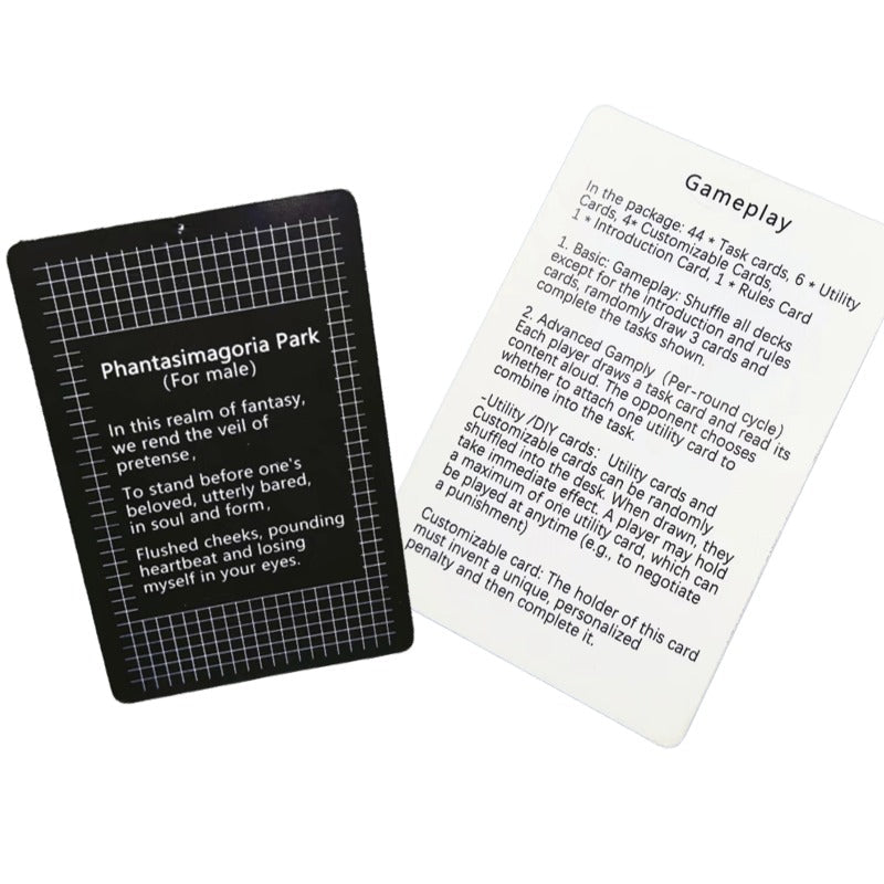 Phantom Adult Card Game for Gay Couples - Wet Master