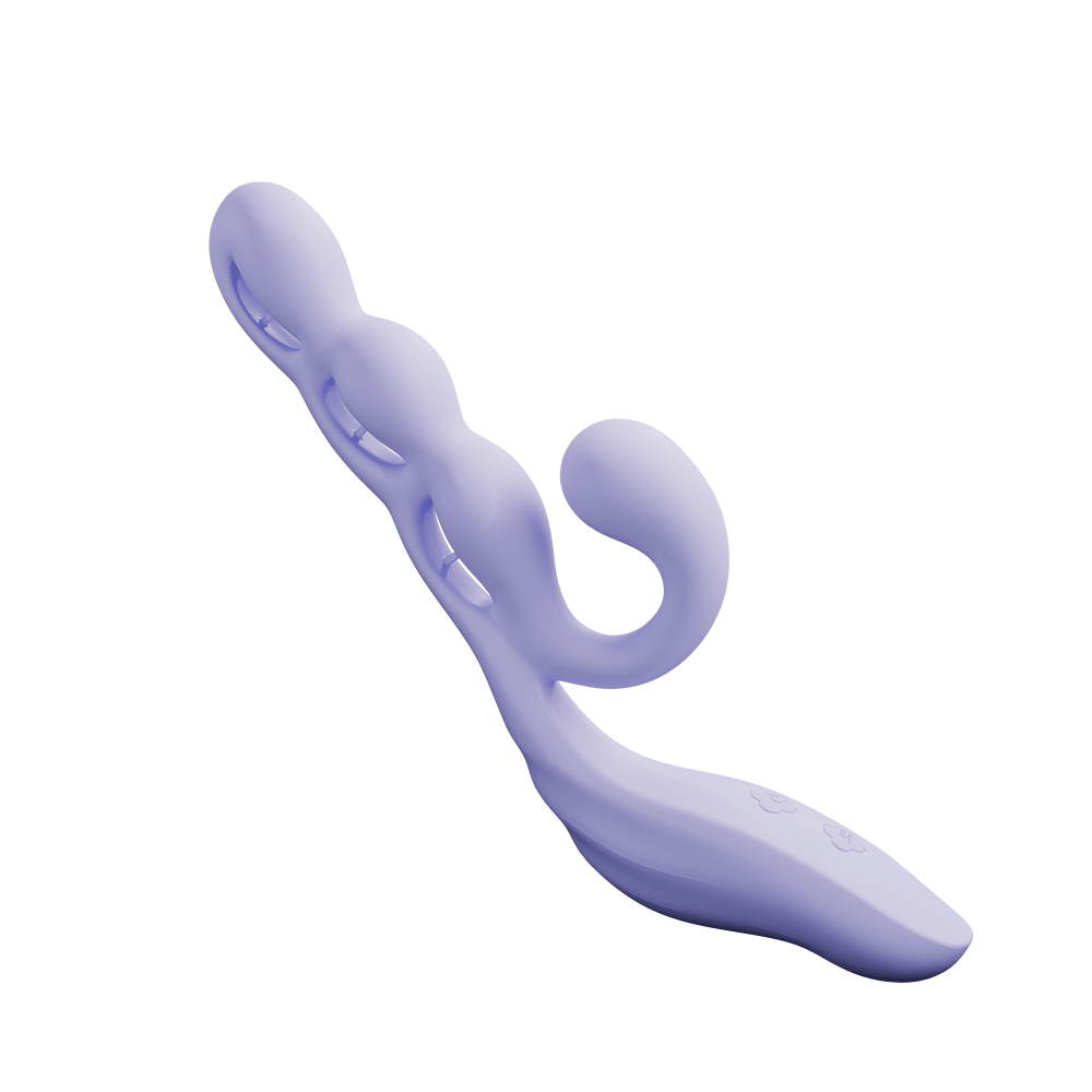 Purple Grape Flexible Clit & G-Spot Vibrator App-Controlled - Wet Master