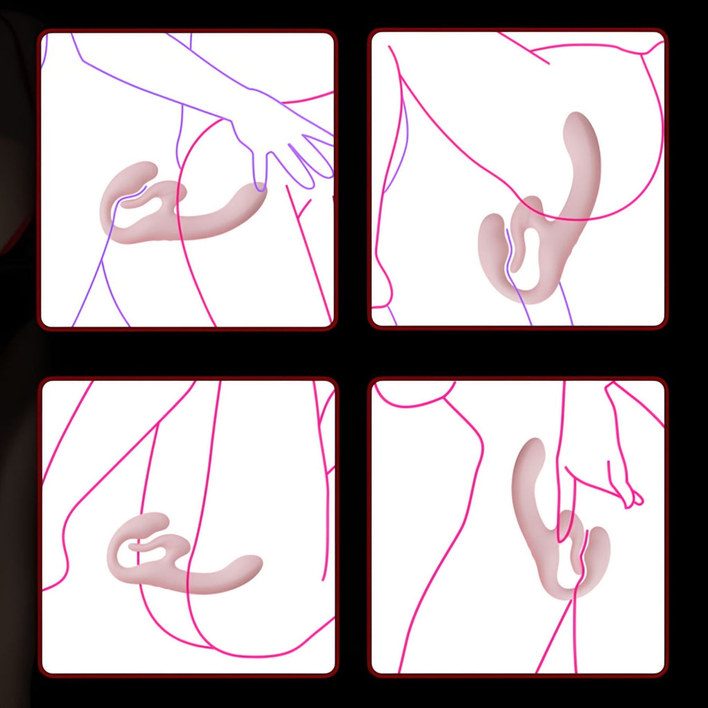 Roomfun Double-Ended G-Spot Vibrator Remote Controlled for Couples - Wet Master