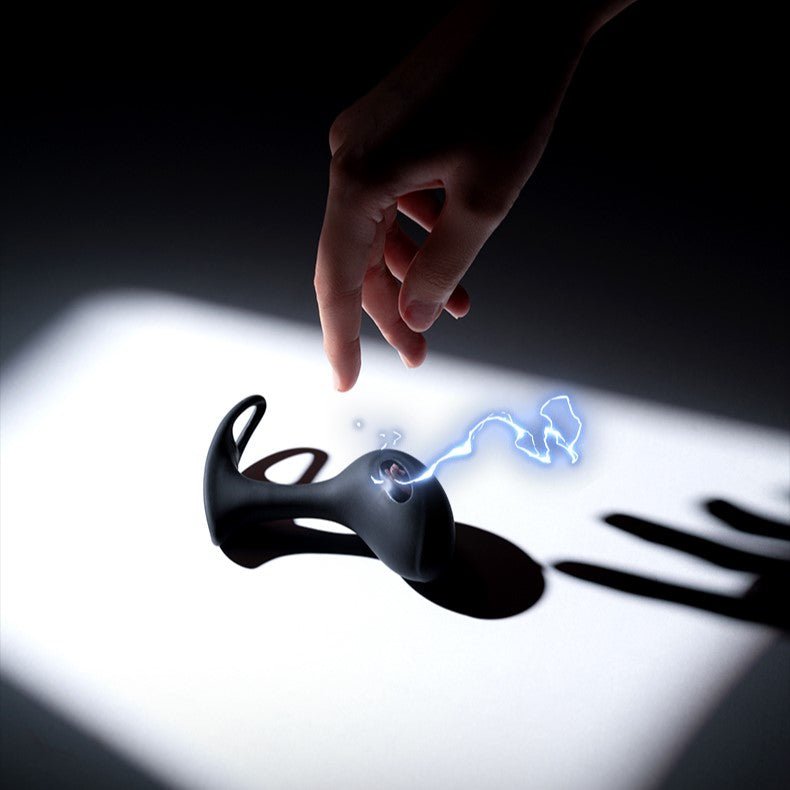 Roomfun Electric Shocking & Vibrating Butt Plug App-Controlled - Wet Master