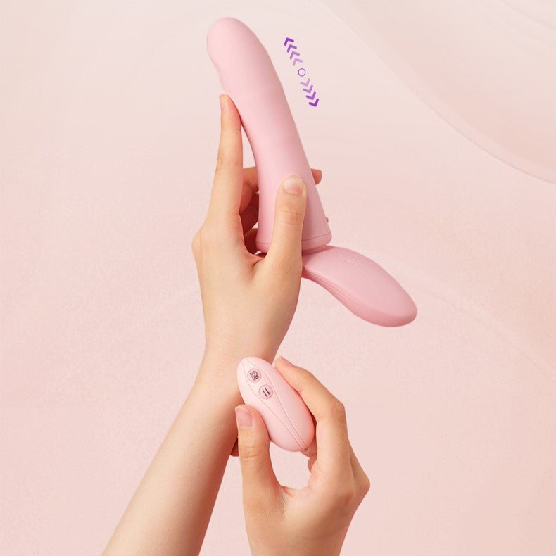 Roomfun Thrusting & Heating Wearable Strap-On Dildo Remote Controlled - Wet Master