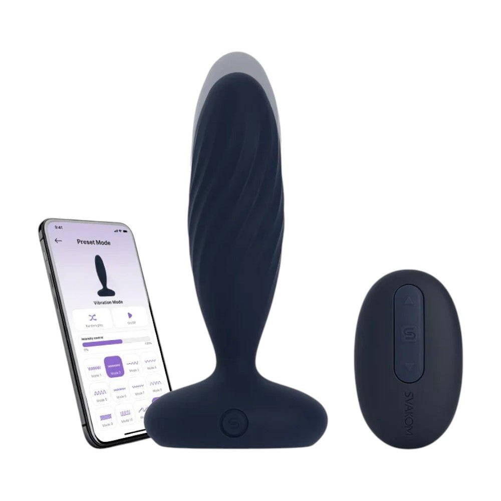 SAVKOM Jordan Thrusting & Vibrating Butt Plug App & Remote Controlled - Wet Master